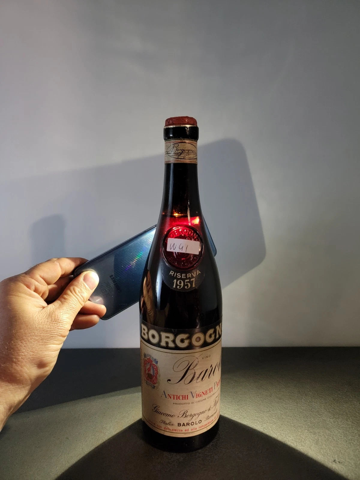 Barolo Borgogno Riserva 1957 Propri Vigneti Canubbi bott.72 cl 13.5%