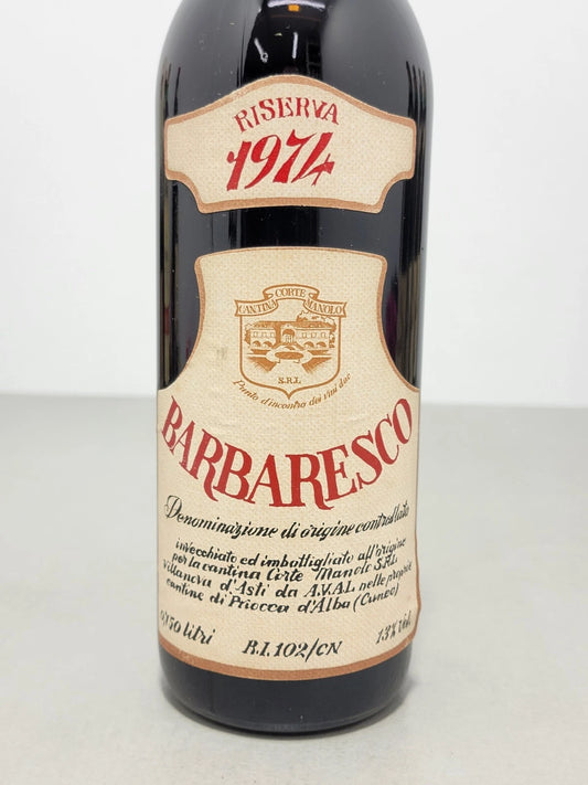 Barbaresco Corte Manolo 1974 Riserva Alba bott..75 cl 13%_2