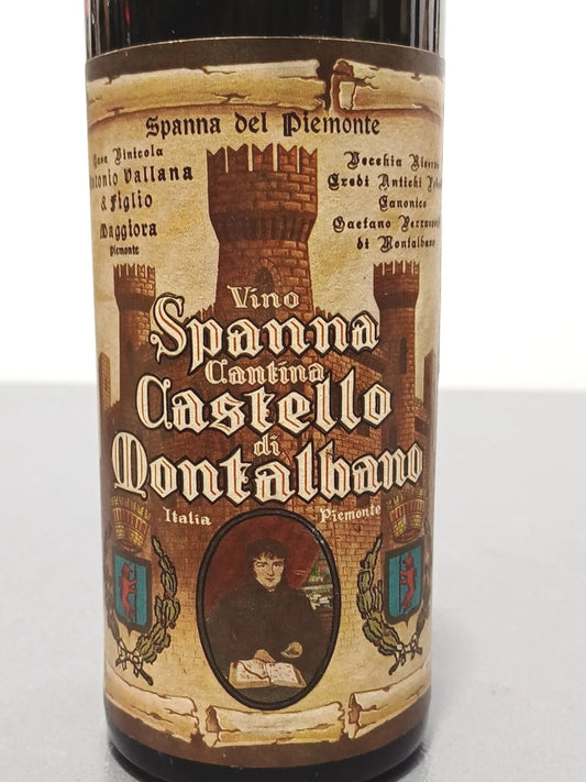 Spanna A. Vallana Cantina 1964 Castello Di Montalbano bott. 72 cl
