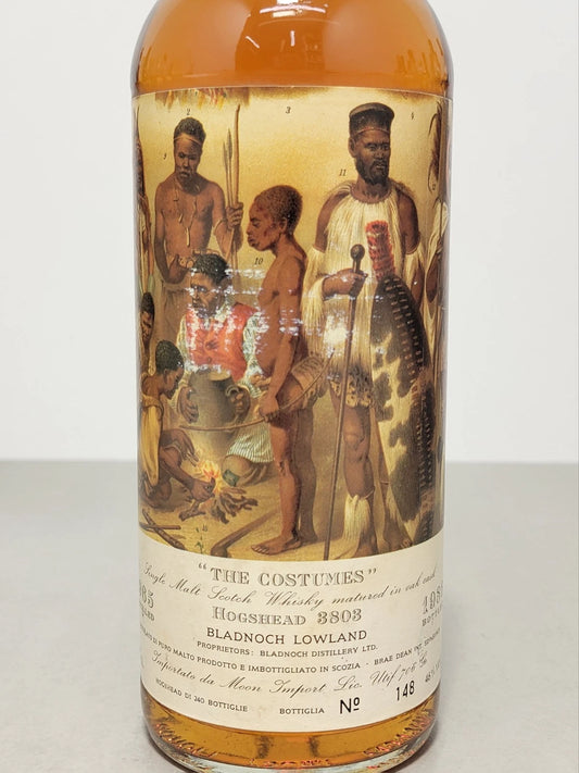 Whisky Bladnoch 1965 The Costumes Bottled 1988 Moon Import Hogshead 3803 75cl 46%