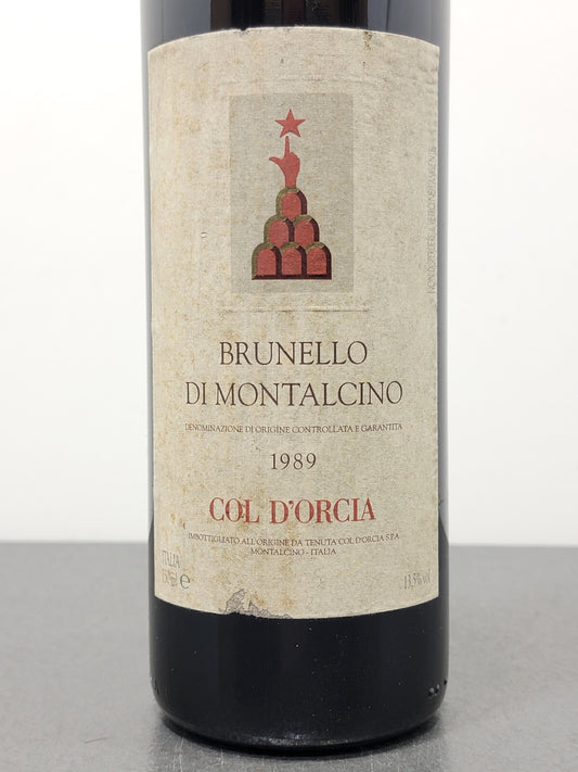 Col D'Orcia Brunello Di Montalcino 1989 bott.75 cl 13.5%