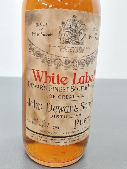 Whisky John Dewar&Sons 1950s White Label Perth bott.75 cl 40%