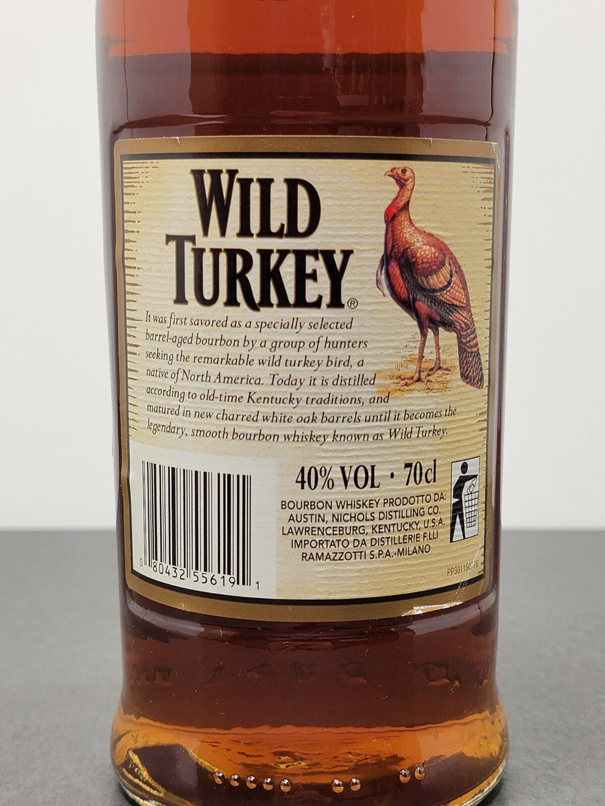 Wild Turkey 1990s Kentucky Straight Bourbon Whisky Austin Nichols bott 70 cl 40%