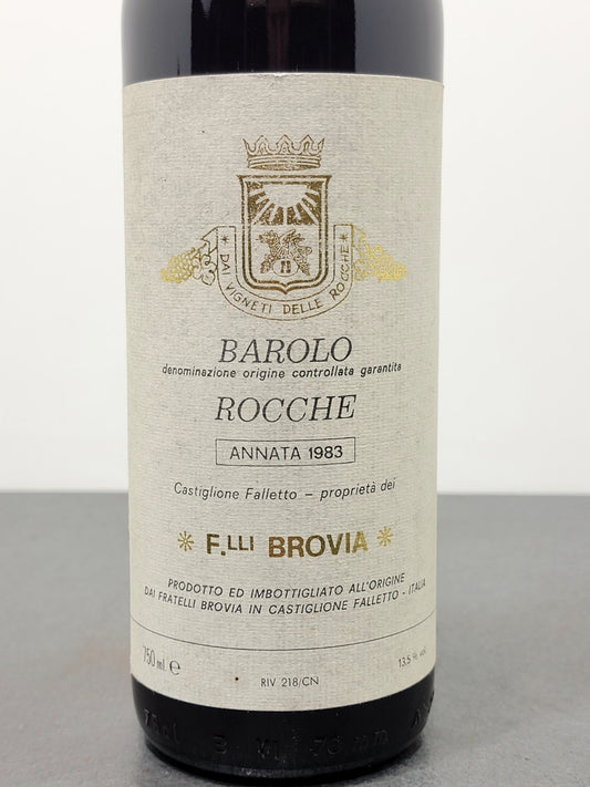 Barolo Rocche Fratelli Brovia 1983 Castiglione Falletto bott. 75 cl 13.5%