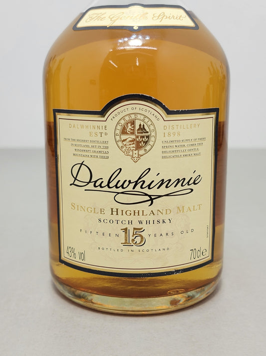 Whisky Dalwhinnie 15 years 1990s Single Highland Malt Scotch Whisky 70 cl 43%