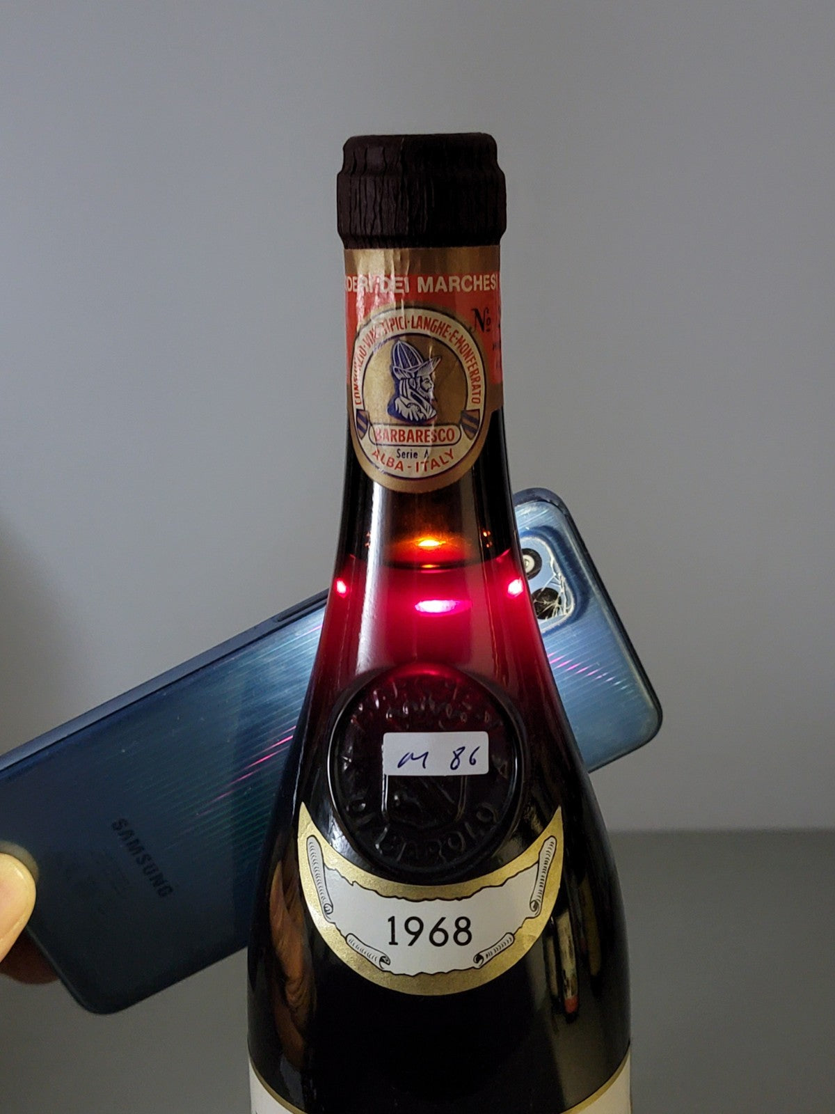 Barbaresco Marchesi 1968 bott. 72 cl 13%