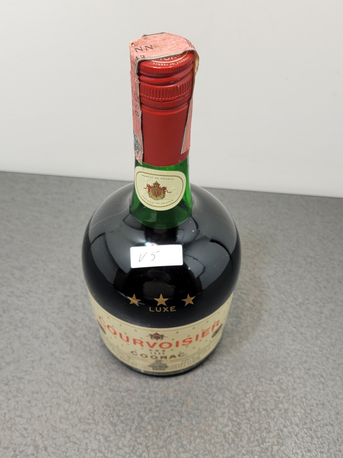 Cognac Courvoisier 3 Star Luxe 1970s bott.70 cl 40%