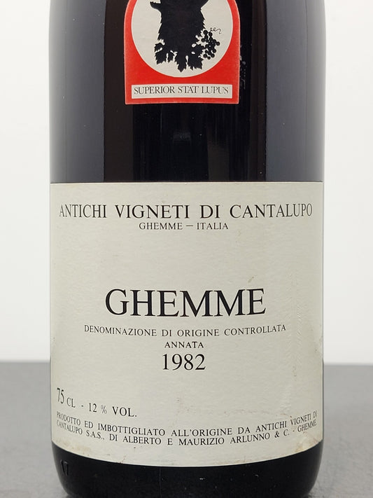 Ghemme 1982 Antichi Vigneti Di Cantalupo Alberto & Maurizio Arluno bott 75 cl