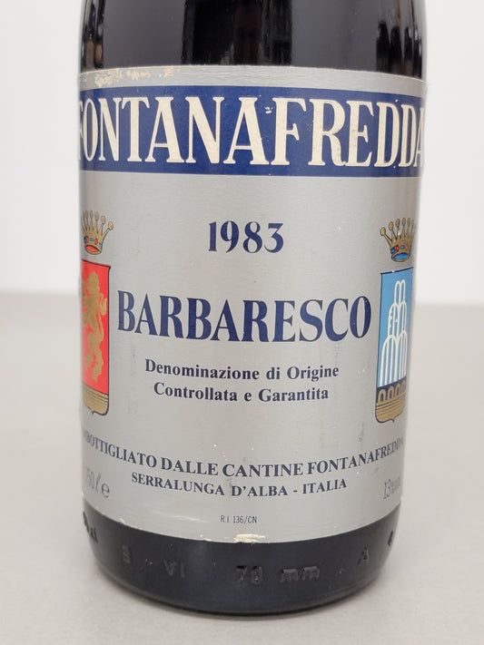 Barbaresco Fontanafredda 1983 Serralunga D'Alba 75 cl 13%