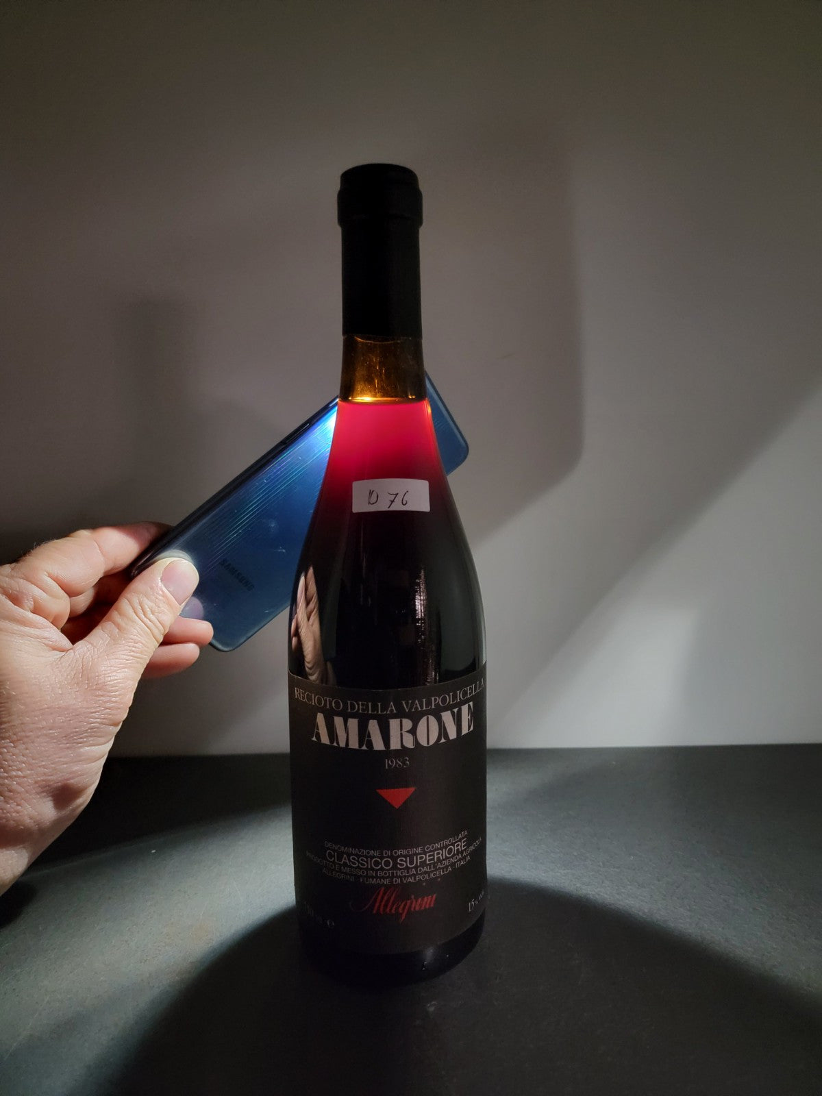 Amarone Allegrini 1983 Recioto Della Valpolicella Classico bott. 75 cl 15%