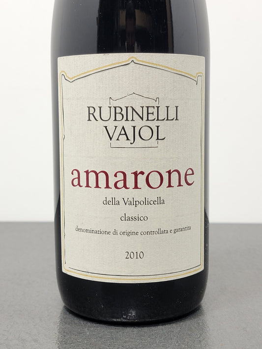 Amarone Rubinelli Vajol 2010 Valpolicella Classico bott..75 cl 16%