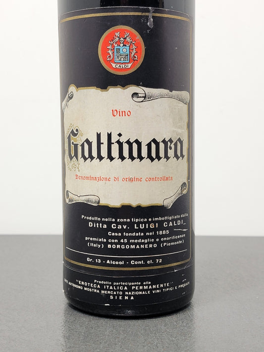 Gattinara Luigi Caldi 1964 Riserva Speciale bott.72 cl 13%
