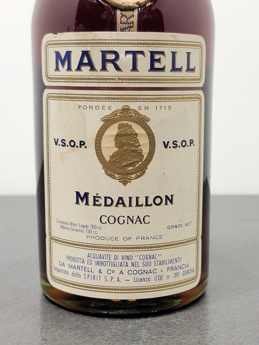 Cognac Martell Medaillon 1960s V.S.O.P 250 Anniversaire bott.75 cl 40%
