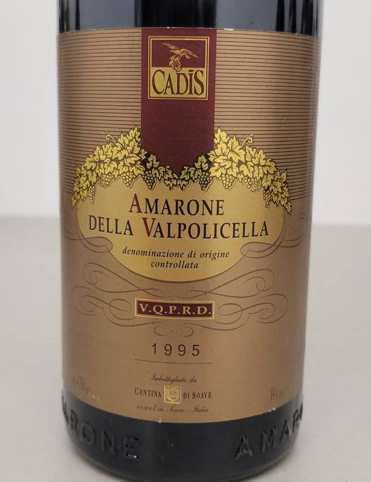 Amarone Cantina di Soave 1995 Cadis Amarone Della Valpolicella bott. 75 cl 14%
