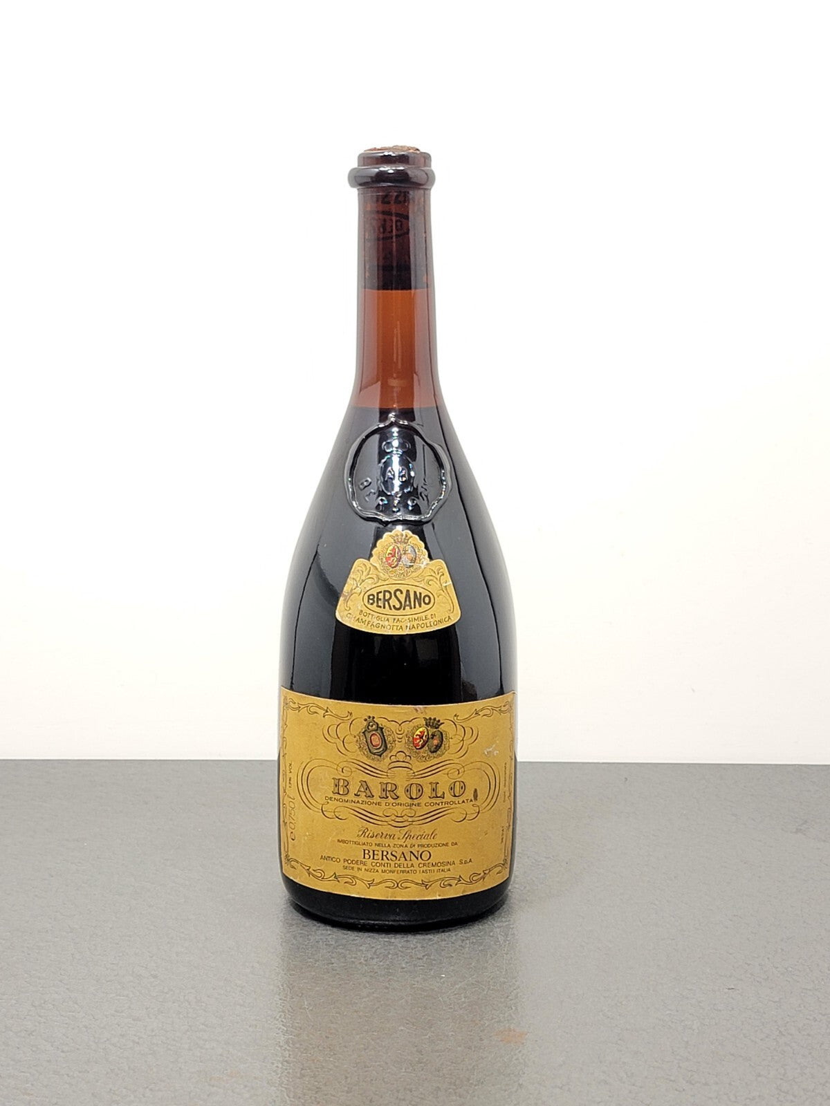 Barolo Bersano Riserva Speciale 1974 Nizza Monferrato bott.75 cl 13%