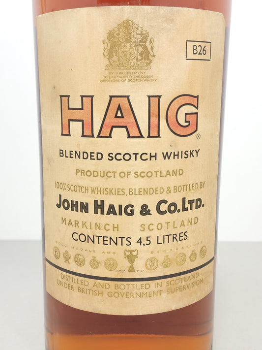 Whisky John Haig 4,5 litri 1970s Blended Scotch Whisky 43%