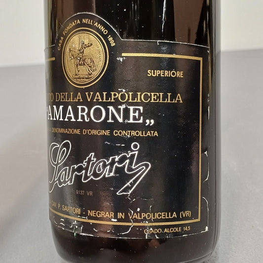 Amarone 1969 Sartori Recioto Della Valpolicella bott. 72 cl 14.5%