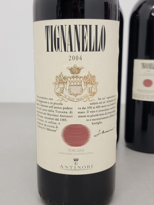 Tignanello Marchesi Antinori 2004 bott. 75 cl 13,5%