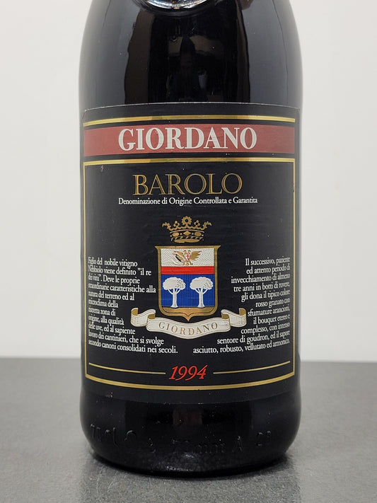 Barolo Giordano 1994 bott.75 cl 13%
