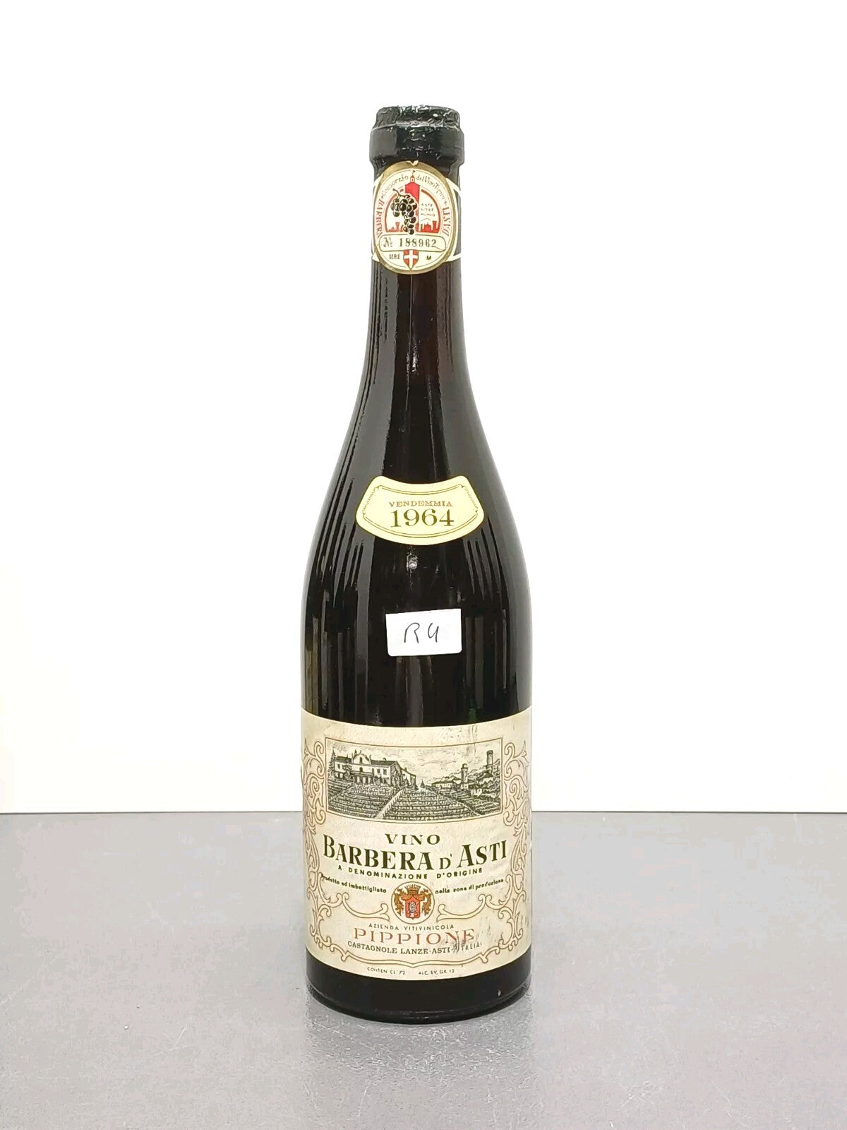 Barbera D'asti 1964 Pippione Castiglione Lanze Asti bott. 72 cl