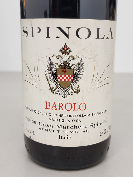 Barolo Marchesi Spinola 1983 Antica Casa Fratelli Spinola bott.75 cl 13%