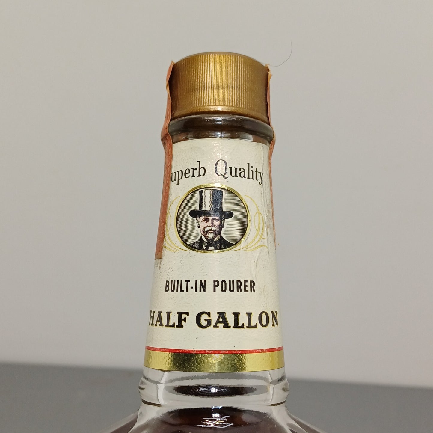 Whisky Kentucky 1970s 2 Litri Gentleman 4 Years Old Straight Bourbon 86 Proof
