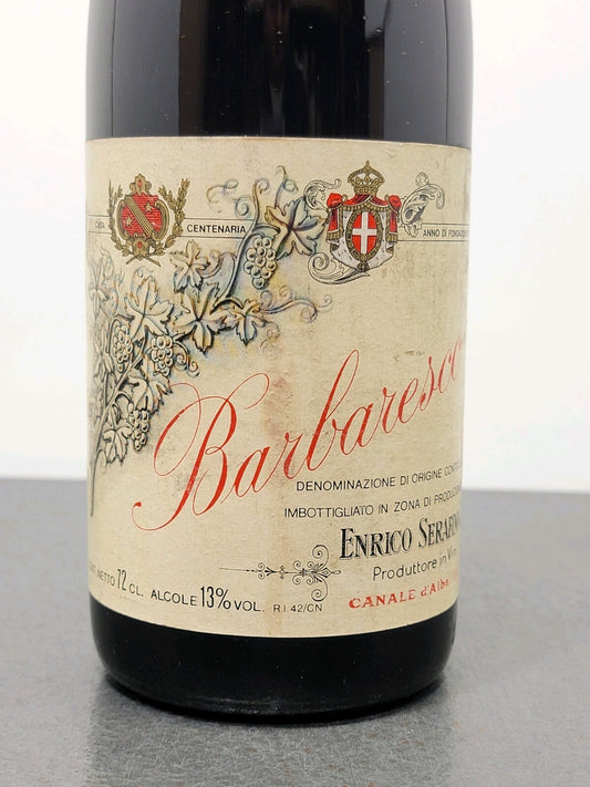 Barbaresco Serafino Enrico 1974 Canale D'alba bott.72 cl 13%
