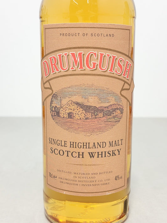 Whisky Drumguish 1980s Single Highland Malt Scotch con Box Whisky bott 70 cl 40%
