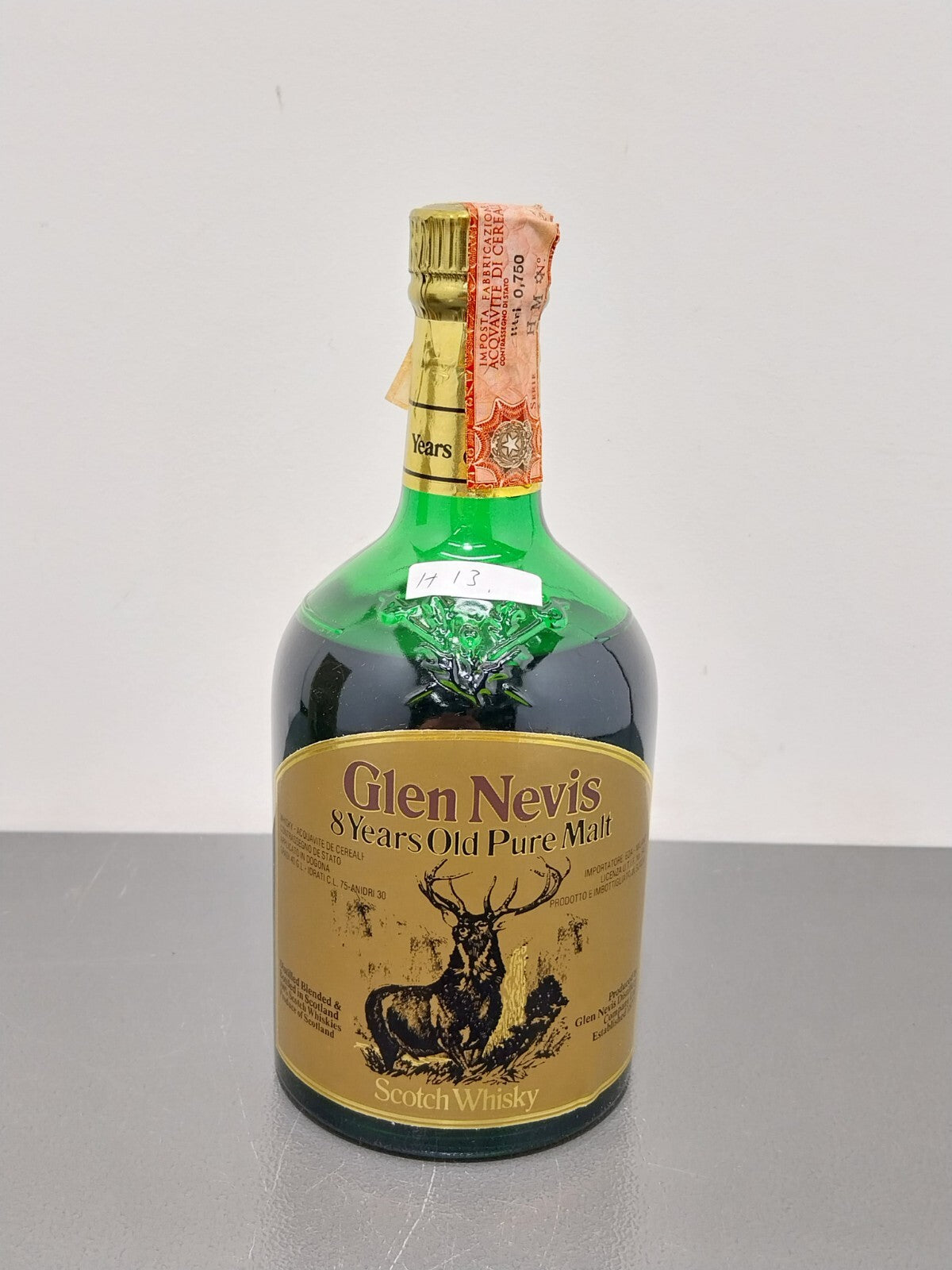 Whisky Glen Nevis 8 years old Pure Malt anni ‘70 bott. 0.75 cl