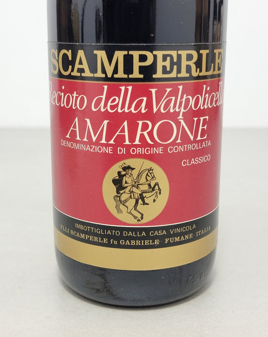 Amarone Scamperle 1974 Recioto Della Valpolicella bott. 75 cl 14,5%