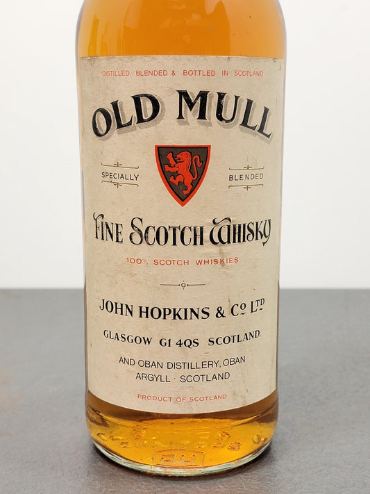 Whisky Old Mull John Hopkins 1960s Oban Fine Scotch Whisky 75 cl 40%