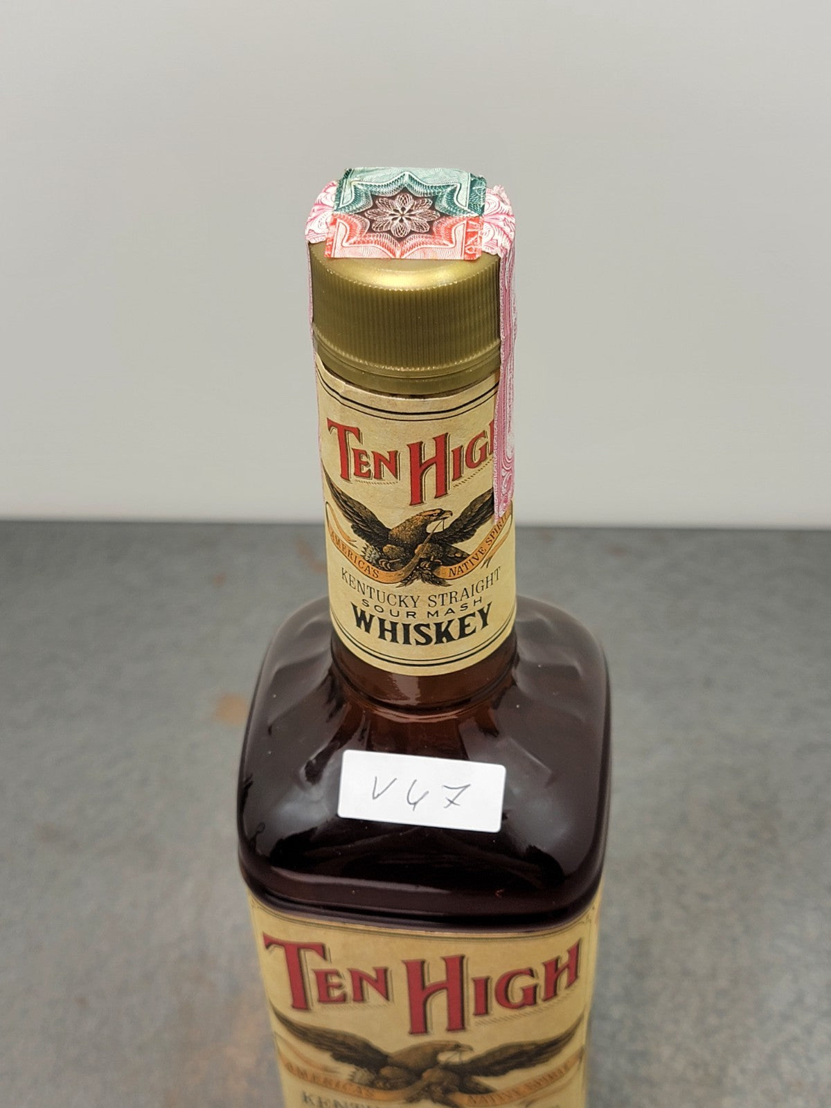 Whisky Ten High Kentucky Straight Bourbon Whisky 1990s bott.70 cl 40%