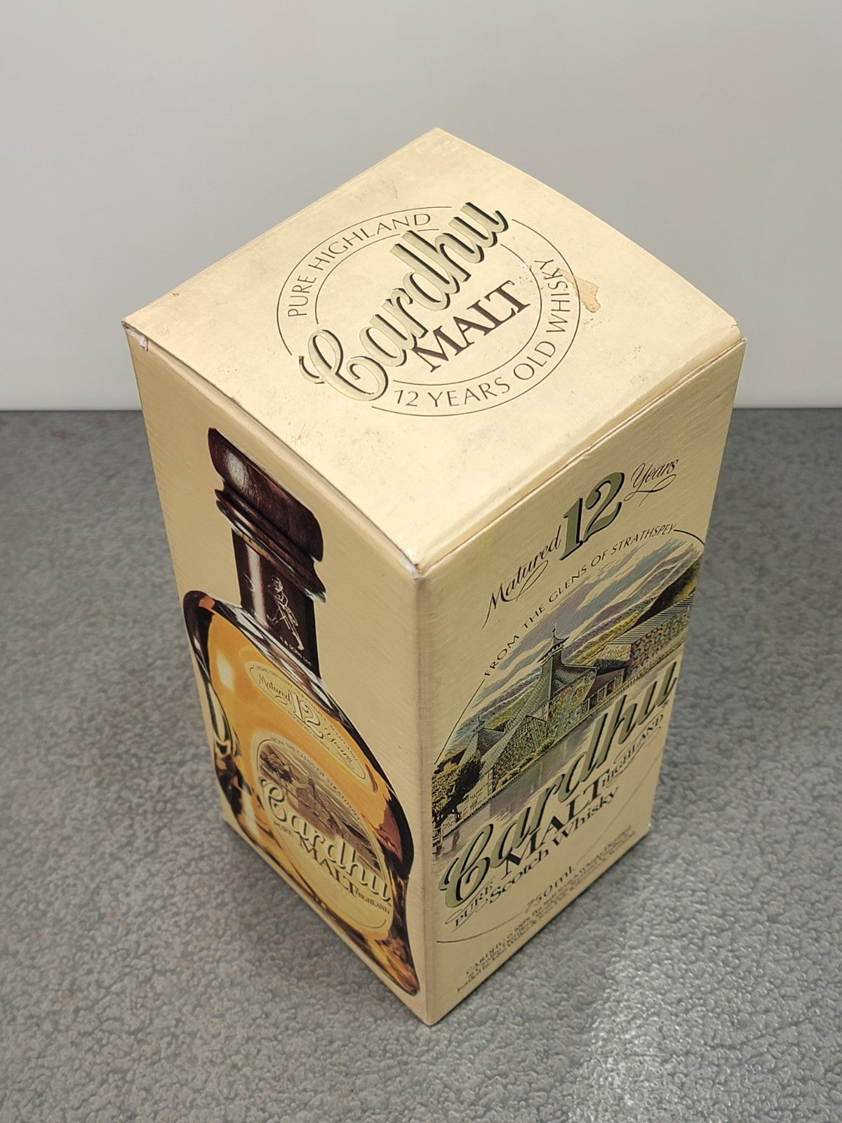 Whisky Cardhu 12 years 1980s Pure Highland Malt Scotch Whisky bott.75 cl 40%