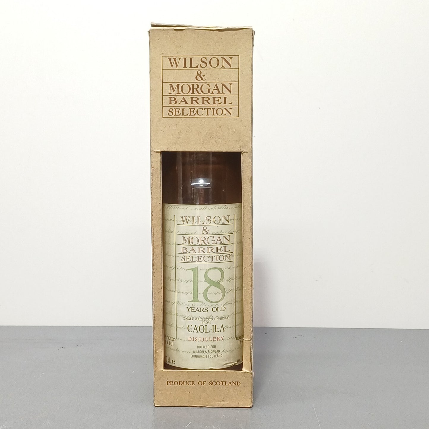 Whisky Coal ILa 1980 Wilson Barrel Selection 18 years b.70 cl Imbottigliato 1998