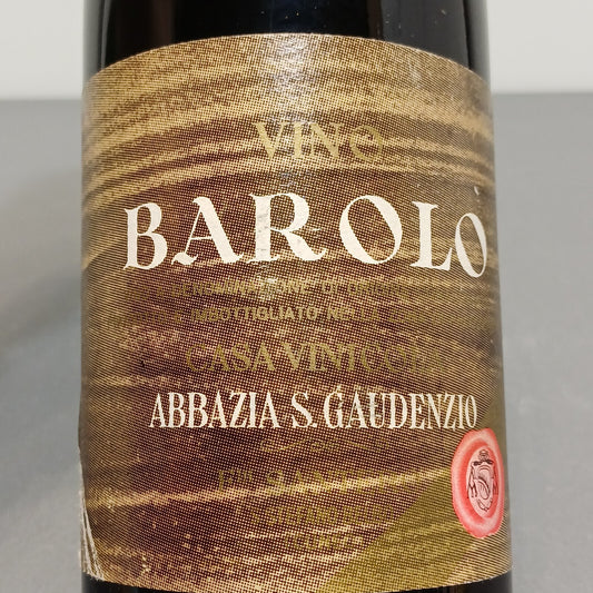 Barolo 1971 Abbazia S. Gaudenzio bott.75 cl 13.5%