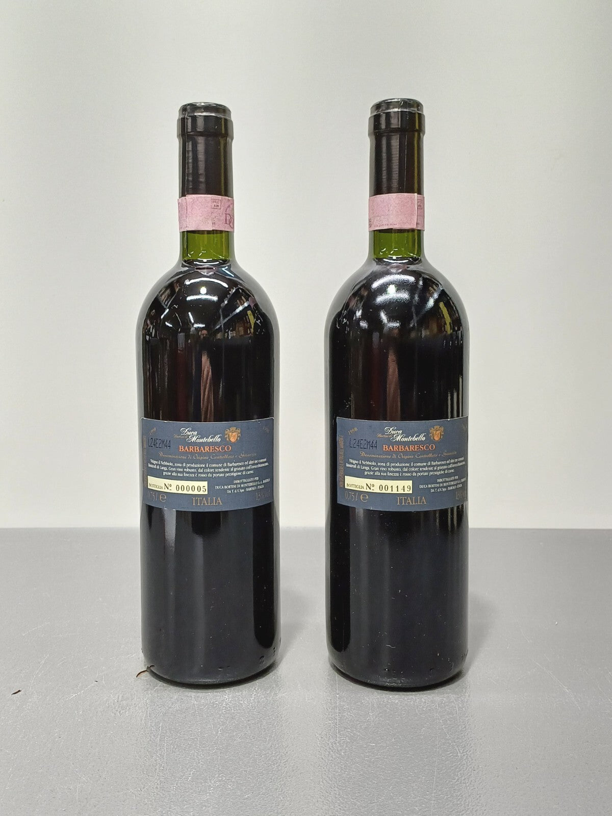 Barbaresco Duca Bortini Di Montebello 1998 bott. 75 cl 13,5%