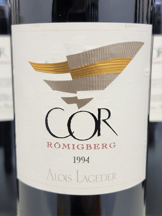 Alois Lageder Cor Romigberg 1994 Alto Adige Cassa in Legno 6 bottle 75 cl 12,5%