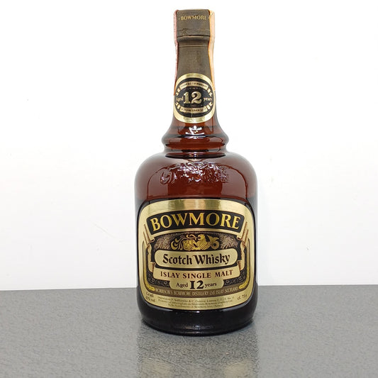 Bowmore 12 years Old Islay Pure Malt Scotch Whisky anni 80 bott. 75 cl 43%