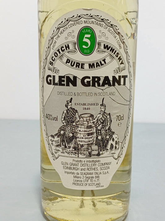 Whisky Glen Grant 5 years 1987 Pure Malt bott. 70 cl