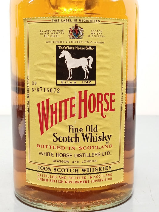 Whisky White Horse 1970s Fine Old Scotch Whisky bott. 1,75 Litri 40%