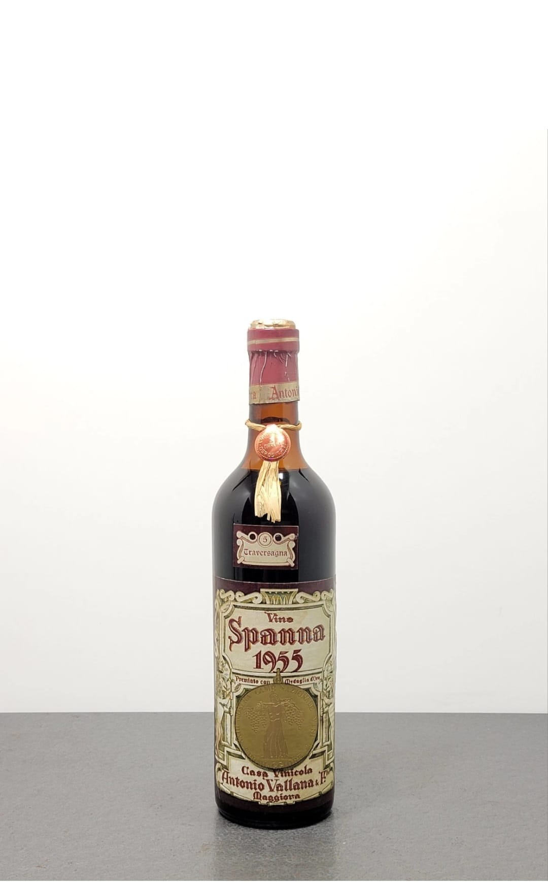 Lotto 6 bottles Barolo, Barbaresco, Spanna 1955/58/61