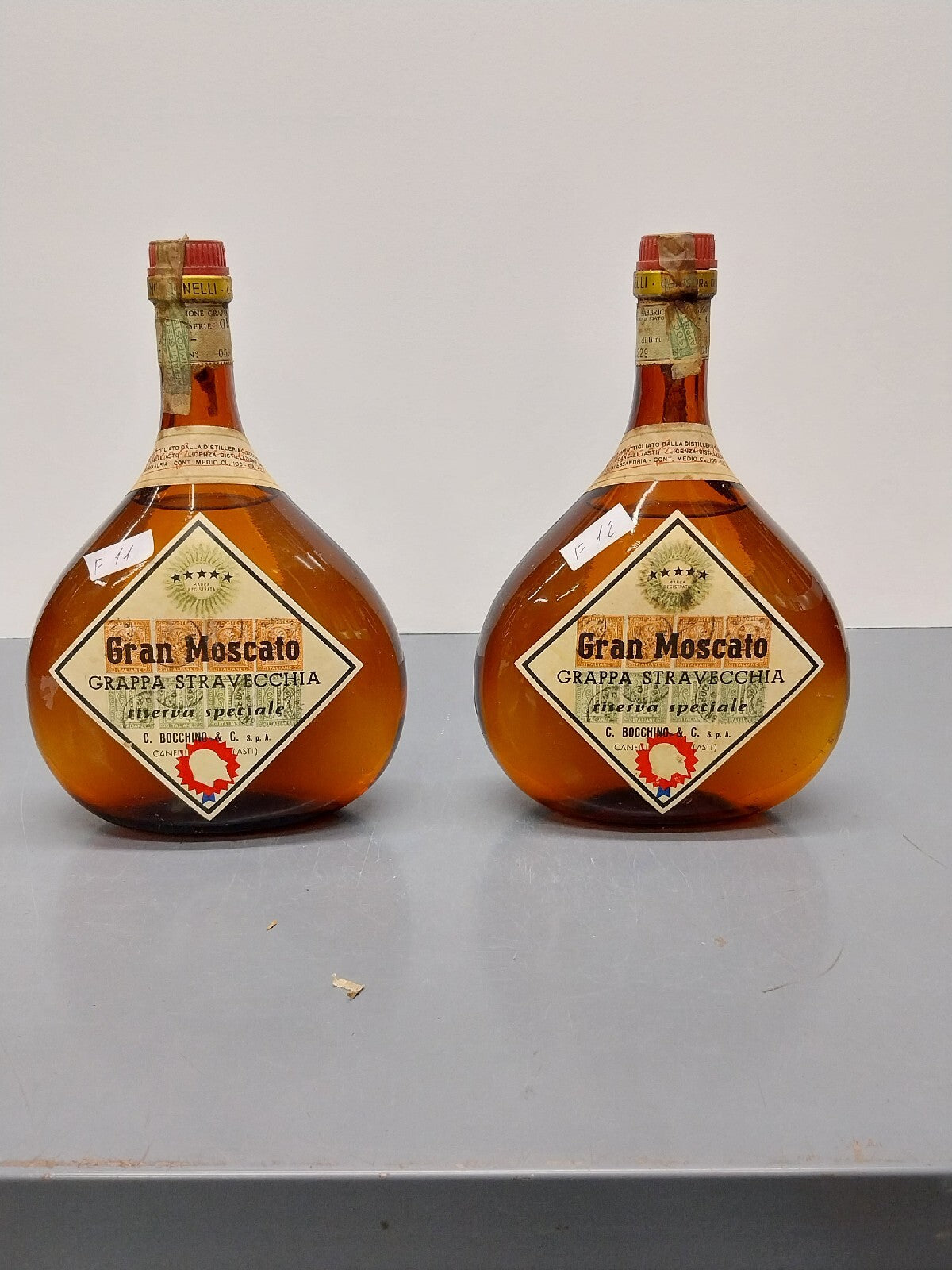 Grappa Bocchino Stravecchia Gran Moscato Riserva Speciale 1950s - 100 cl