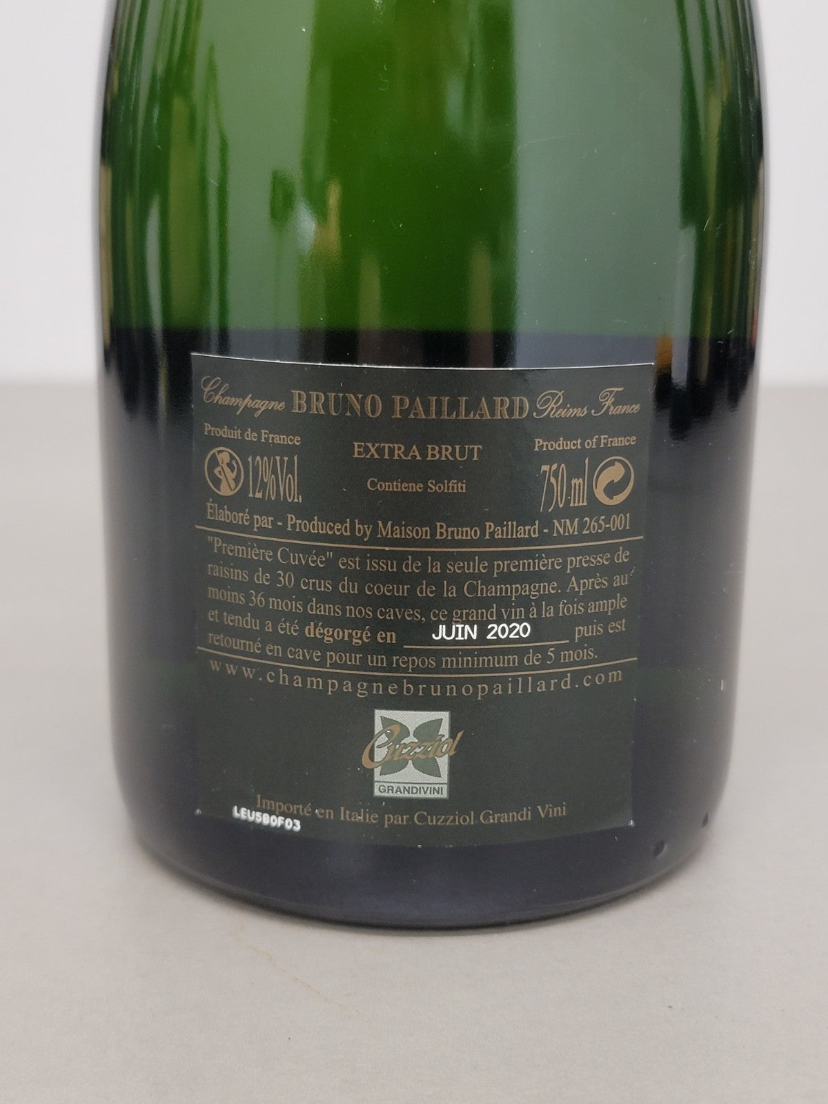 Champagne Bruno Paillard Première Cuvée - 75 cl