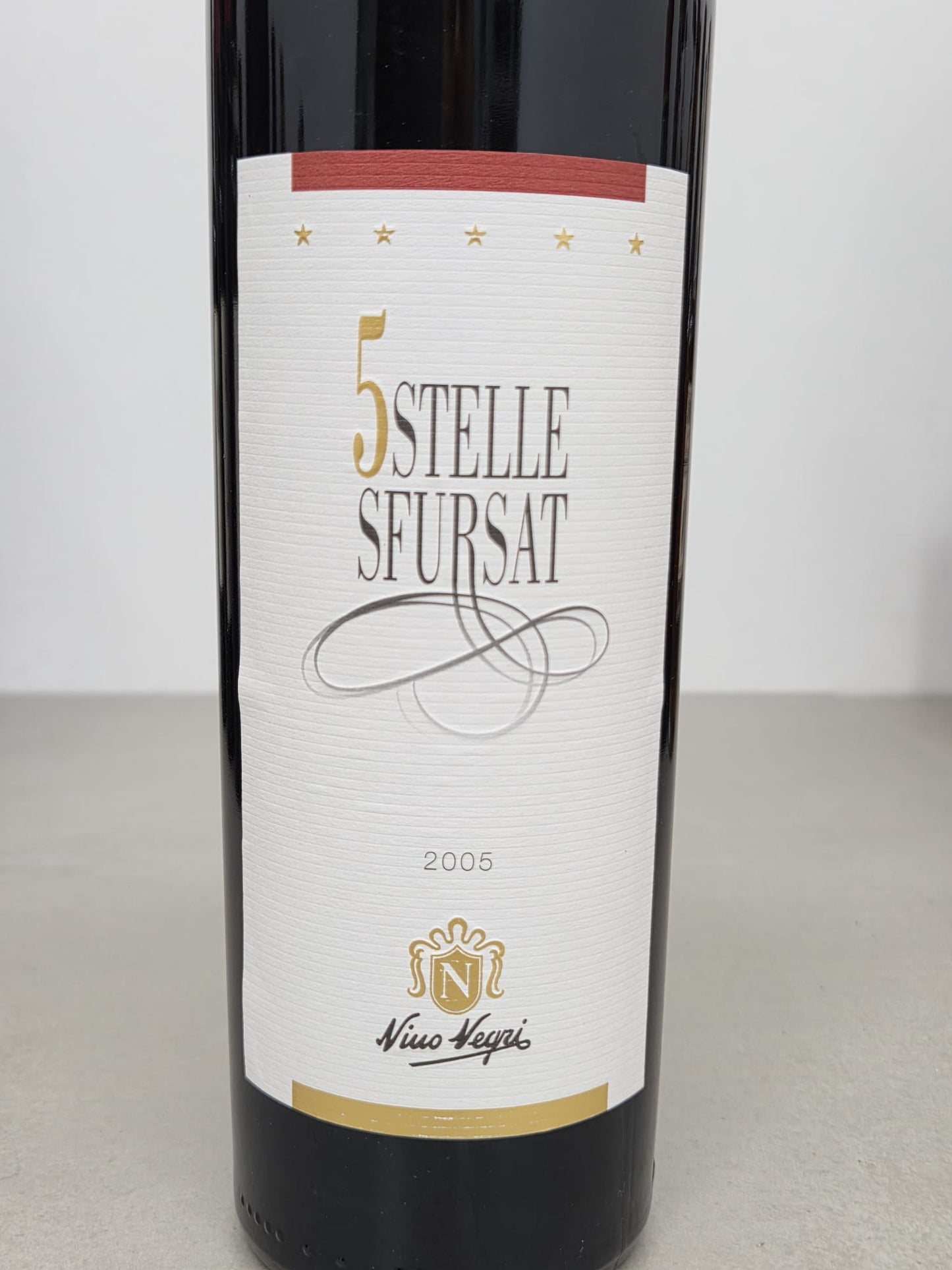 Sfursat 5 Stelle 2005 Nino Negri  bott. 75 Cl 15,5%