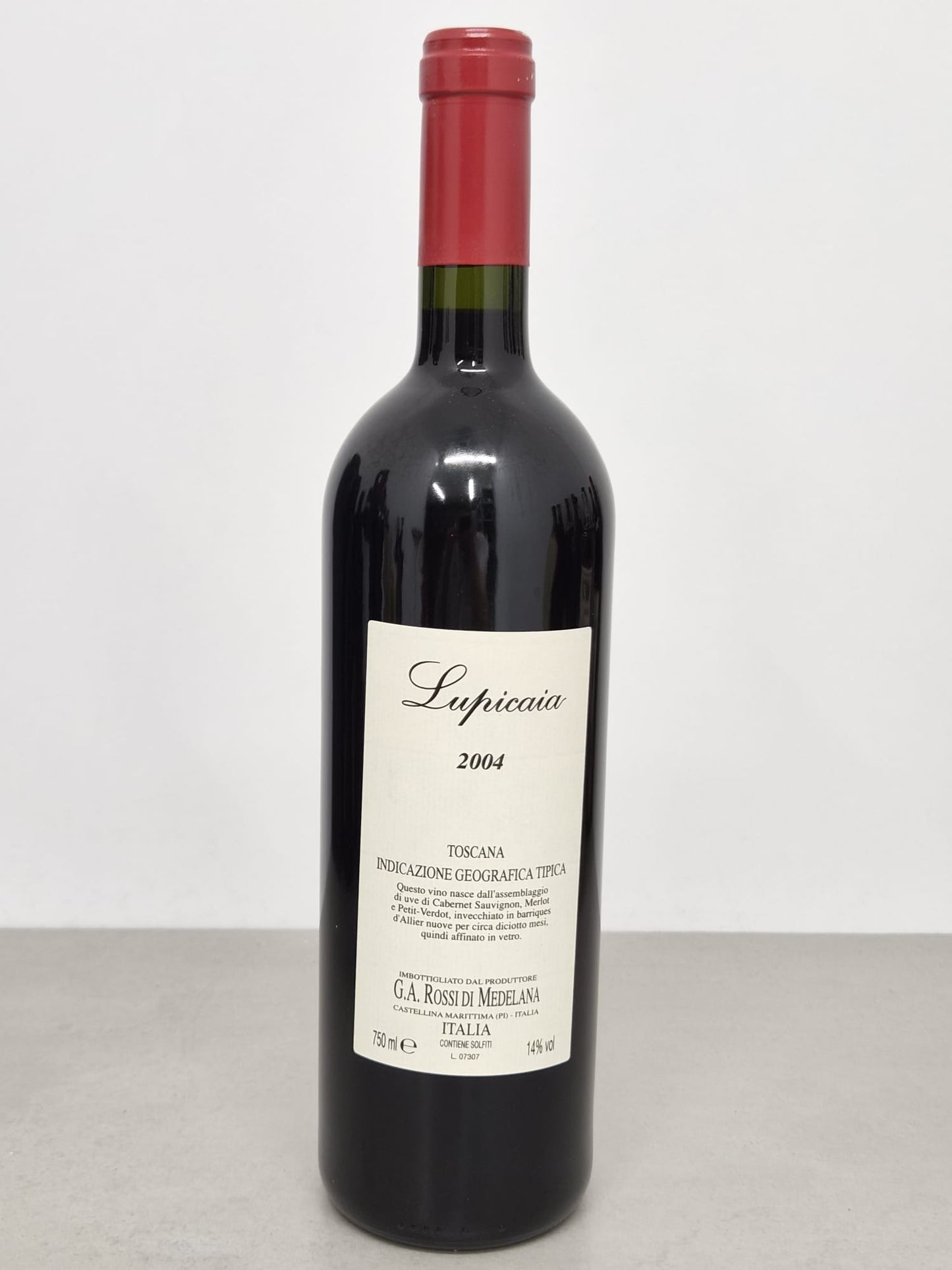 Lupicaia Castello Del Terriccio 2004  bott..75 cl 14%