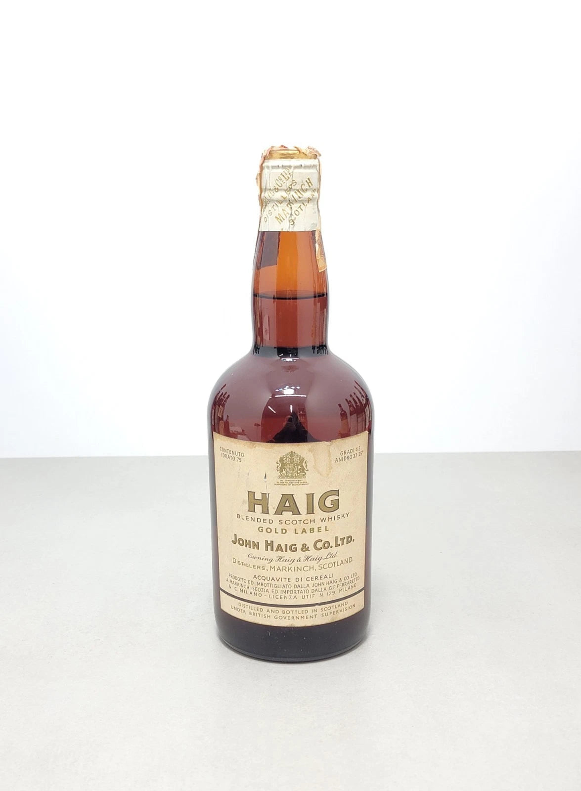Whisky Haig's Gold Label 1950s Blended Scotch Whisky bott.75 cl 44%