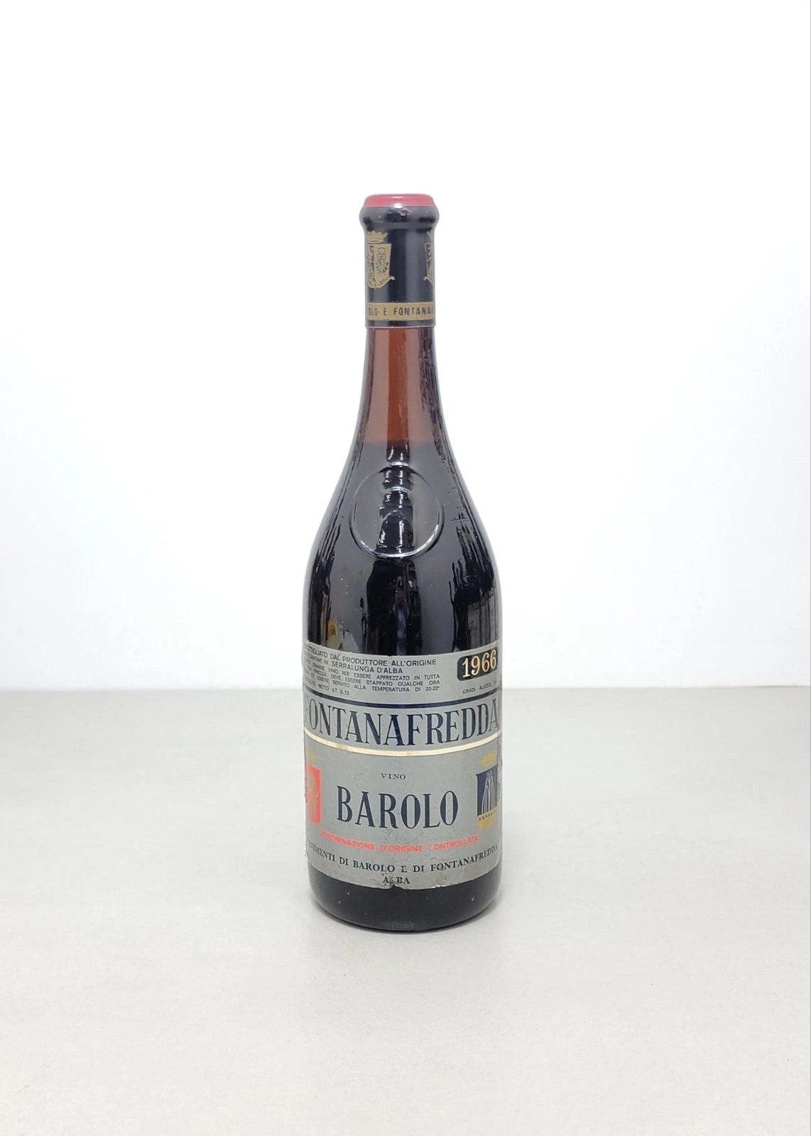 Barolo Fontanafredda 1966 Serralunga D'Alba bott.72 cl 13%