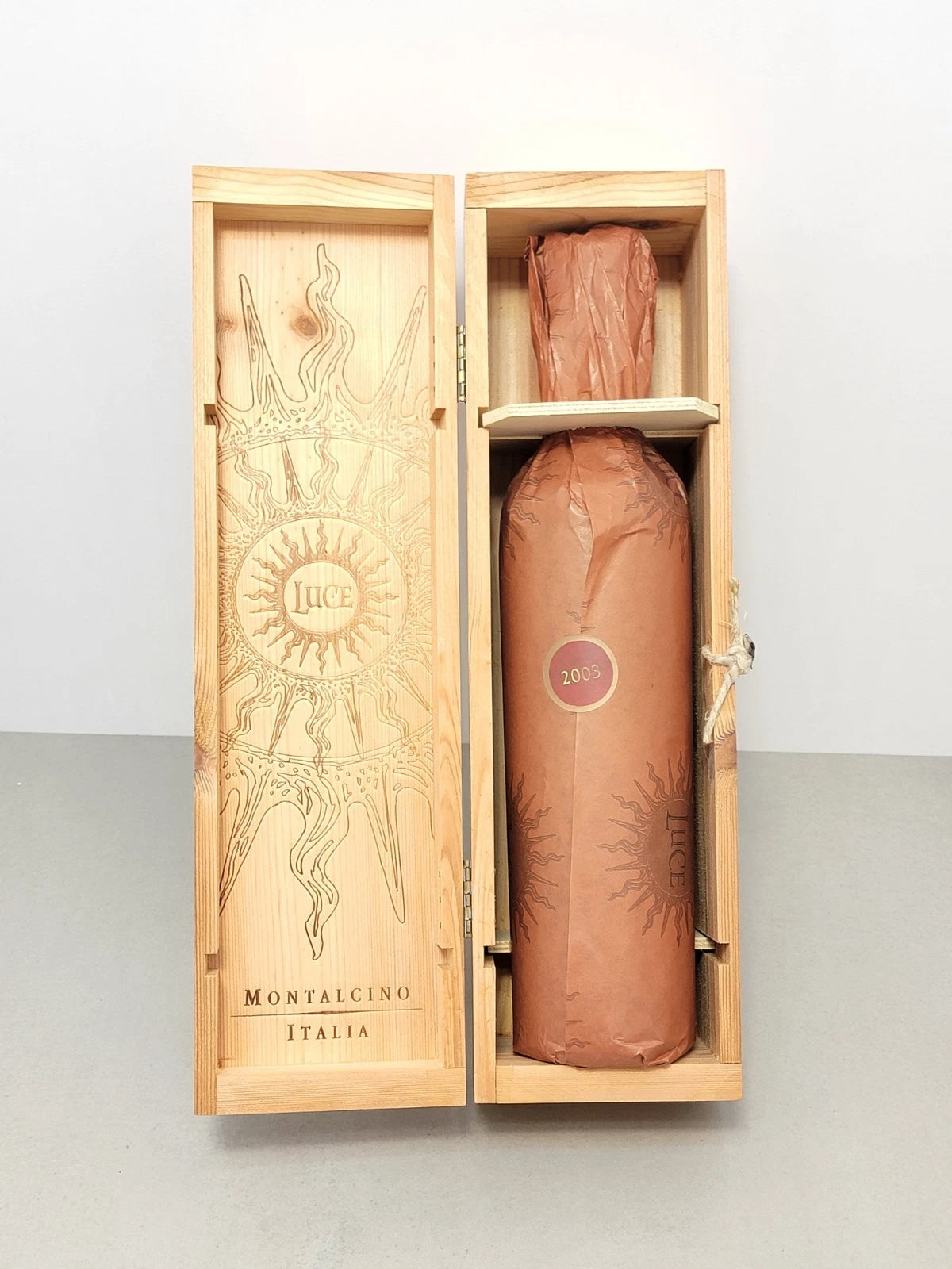 Tenuta Luce Della Vite 2003 Frescobaldi Cassa In Legno bott. 75 Cl, 13,5%