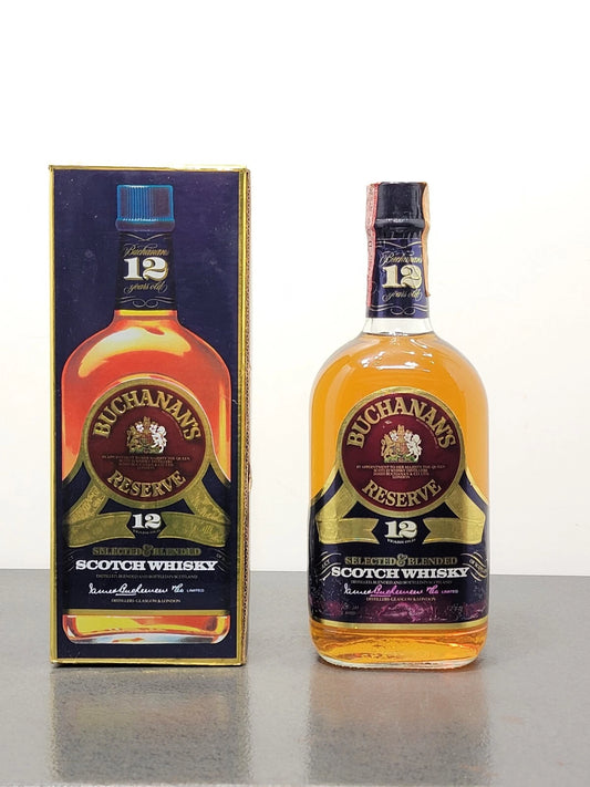 Whisky Buchanan's Reserve 12 years Old 1980s bott.75 cl 40%