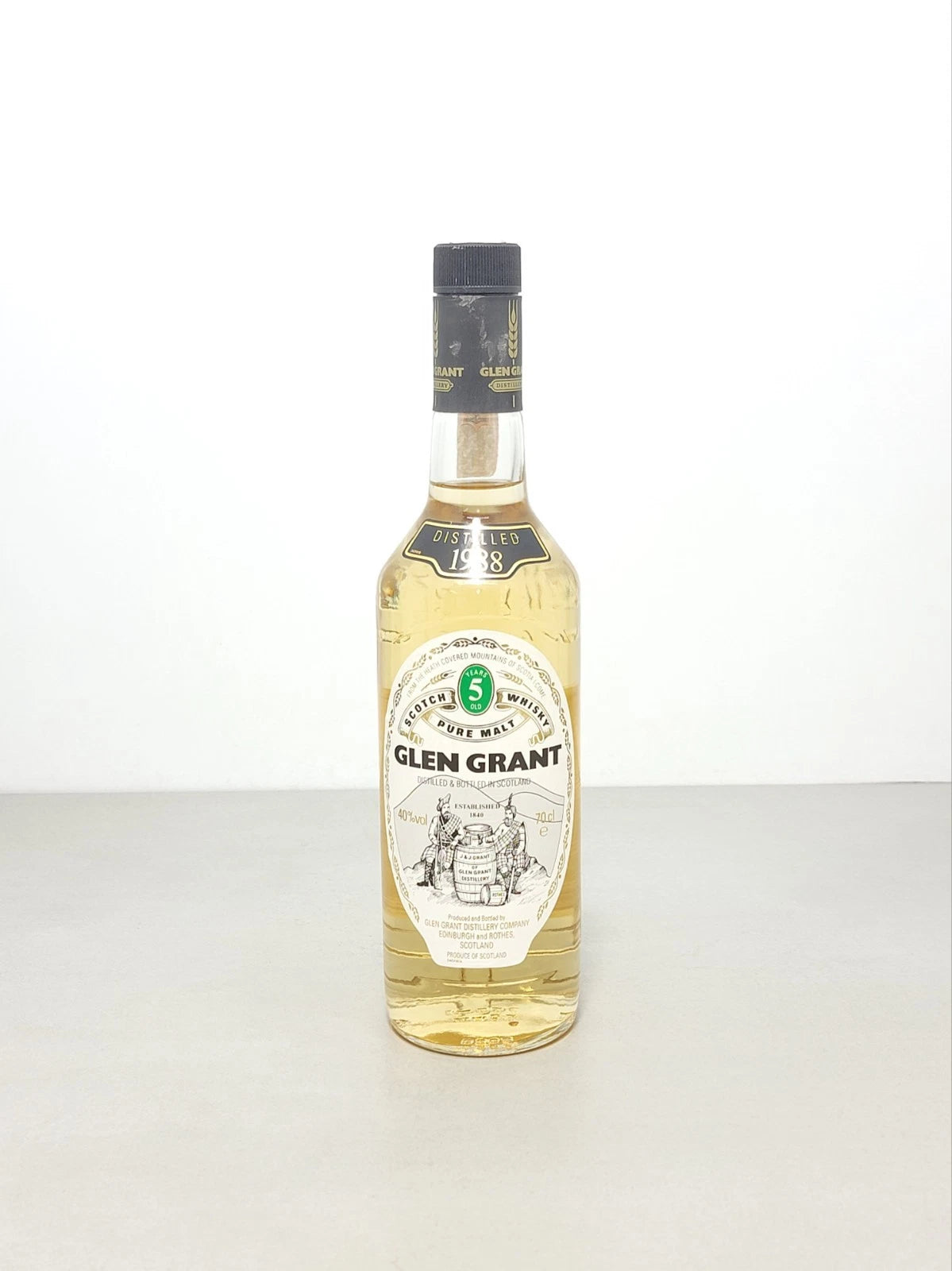 Whisky Glen Grant 5 years 1988 Pure Malt bott.70 cl 40%